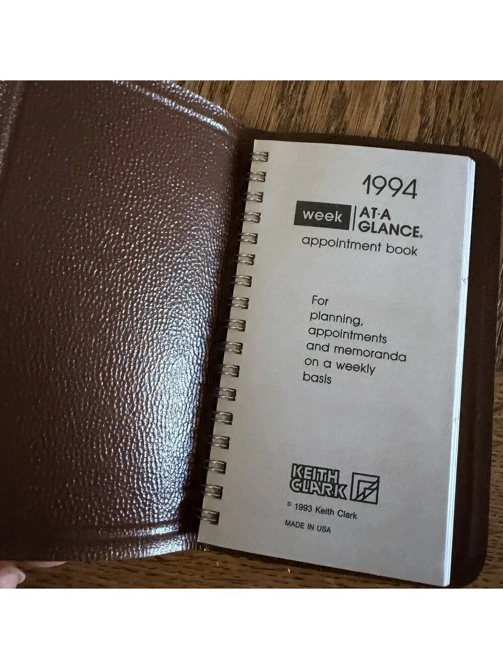 Chicago North Western Railroad System Operating Dept 1994 Small Appointment Book